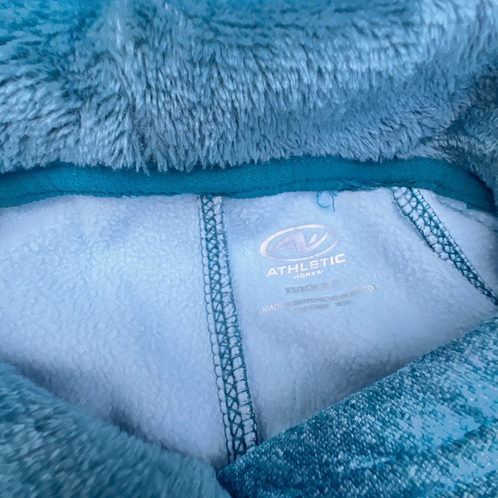 Athletic Works Teal Fleece Pullover